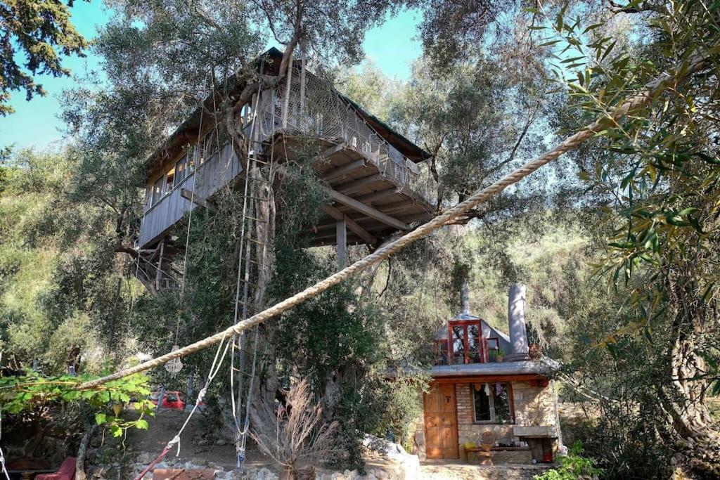Margaritis'S Treehouse Villa Paramónasz Kültér fotó